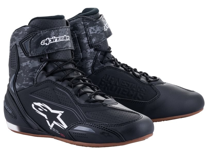 Image of Alpinestars Faster-3 Schwarz Dark Grau Gum Schuhe Größe US 13