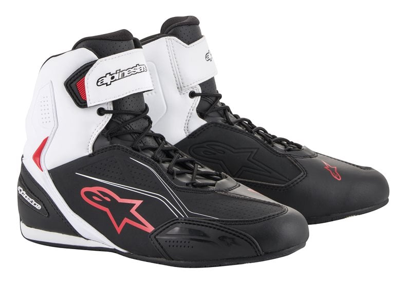 Image of Alpinestars Faster-3 Schwarz Weiß Rot Schuhe Größe US 6