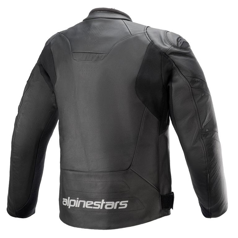 Image of Alpinestars Faster V2 Leather Jacket Black Black Talla 48