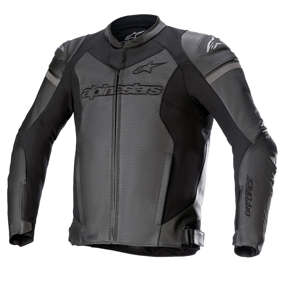 Image of Alpinestars GP Force Leather Airflow Jacket Black Size 46 ID 8059347014296