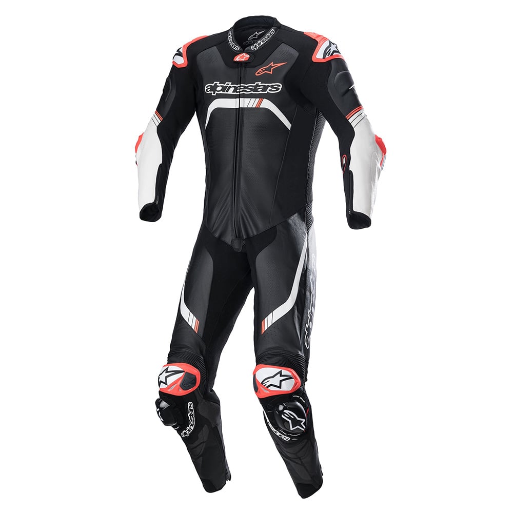 Image of Alpinestars GP Tech V4 Black White Red One Piece Suit Size 44 ID 8059347015392