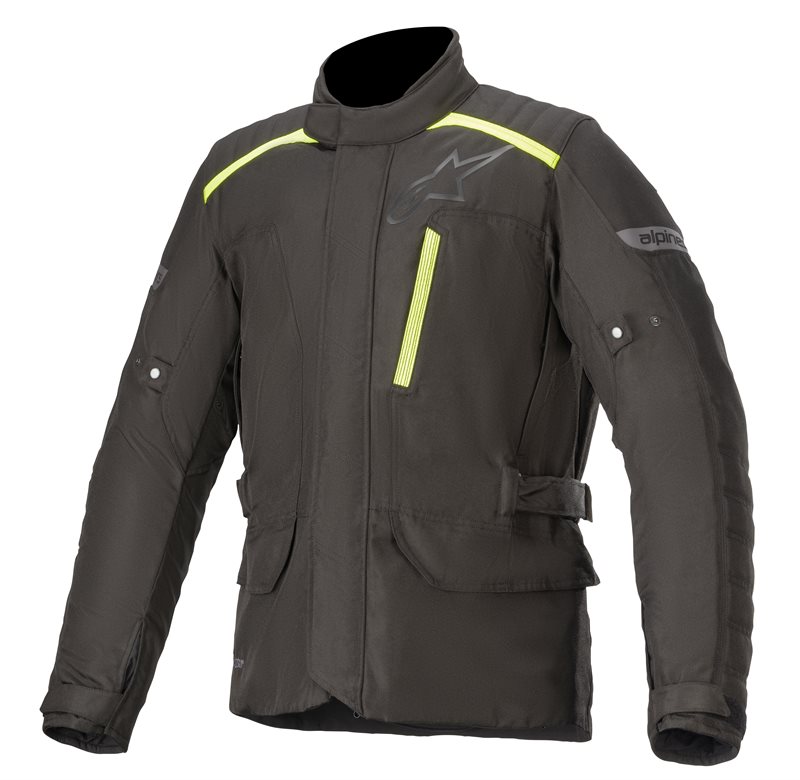 Image of Alpinestars Gravity Drystar Jacket Black Fluo Yellow Talla 2XL