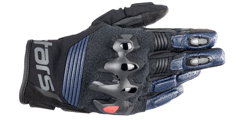 Image of Alpinestars Halo Dark Bleu Noir Gants Taille 2XL