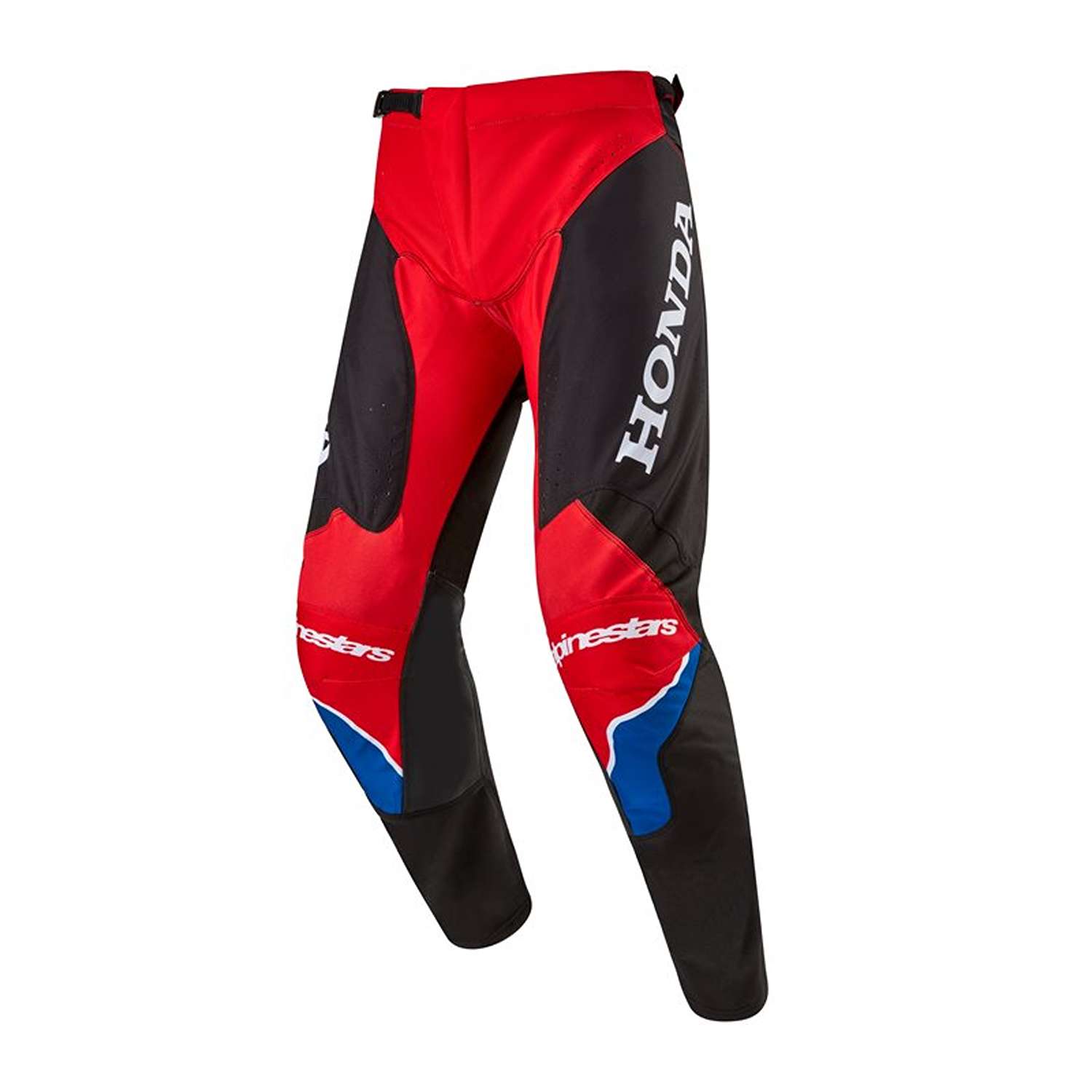 Image of Alpinestars Honda Racer Iconic Pants Bright Red Black White Größe 28