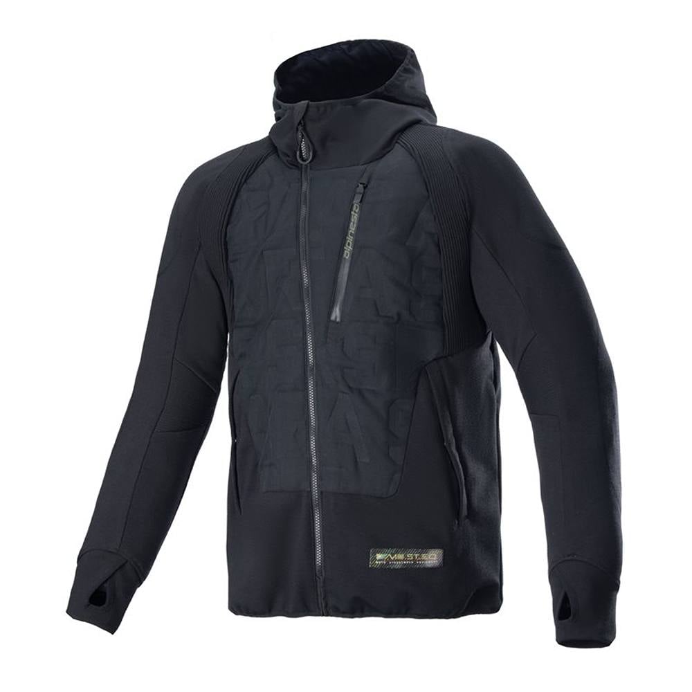 Image of Alpinestars MOSTEQ Hybrid Hooded Jacket Black Größe 3XL