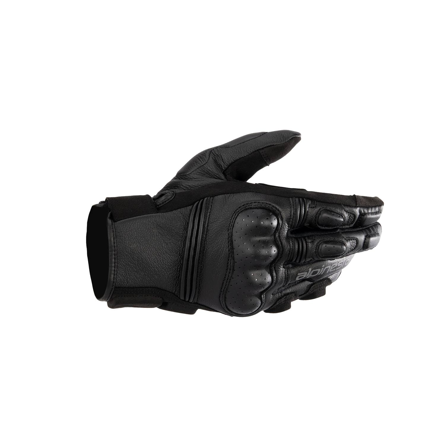 Image of Alpinestars Phenom Leather Air Gloves Black Black Größe 2XL