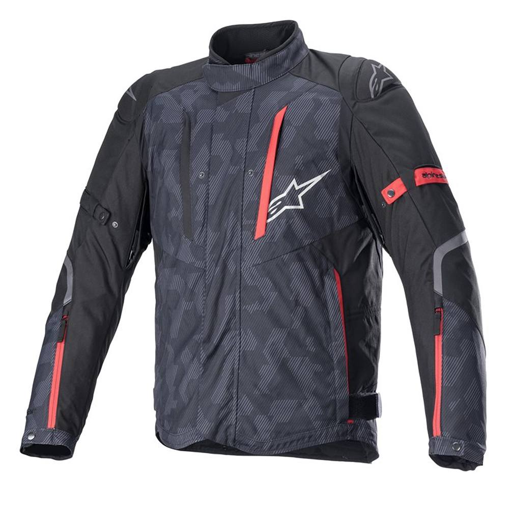 Image of Alpinestars RX-5 Drystar Jacket Black Camo Bright Red Size M EN