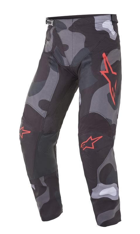 Image of Alpinestars Racer Tactical Gris Camo Rouge Fluo Pantalon Taille 28