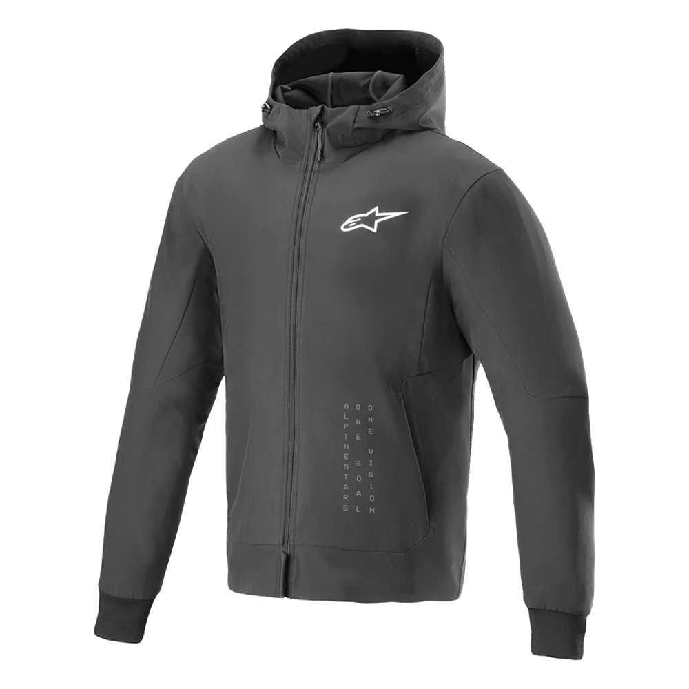 Image of Alpinestars Radium Tech Hoodie Black White Talla XL