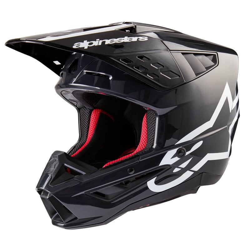 Image of Alpinestars S-M5 Corp Helmet Ece 2206 Dark Gray Glossy Größe 2XL