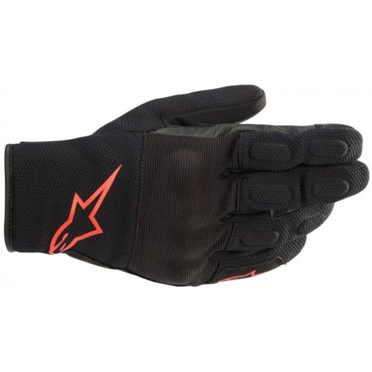 Image of Alpinestars S Max Drystar Gloves Black Red Fluo Talla M