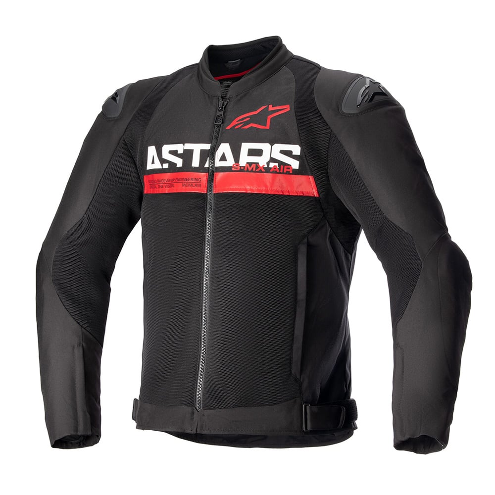 Image of Alpinestars SMX Air Jacket Black Bright Red Size S EN