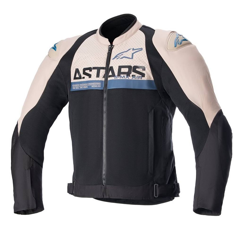 Image of Alpinestars SMX Air Jacket Light Brown Black Sodalite Blue Größe M