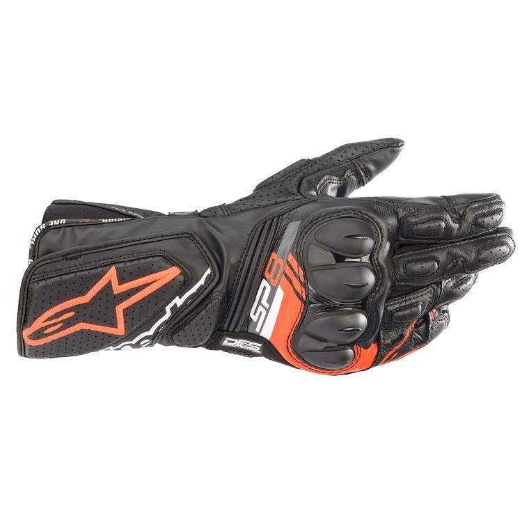 Image of Alpinestars SP-8 V3 Black Red Fluo Talla 2XL