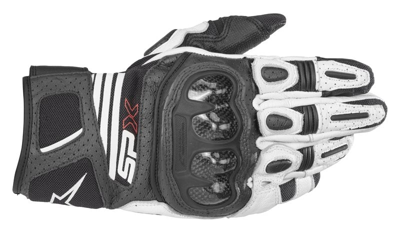 Image of Alpinestars SP X Air Carbon V2 Schwarz Weiß Handschuhe Größe XL