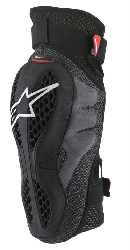 Image of Alpinestars Sequence Black Red Knee Protector Size 2XL EN