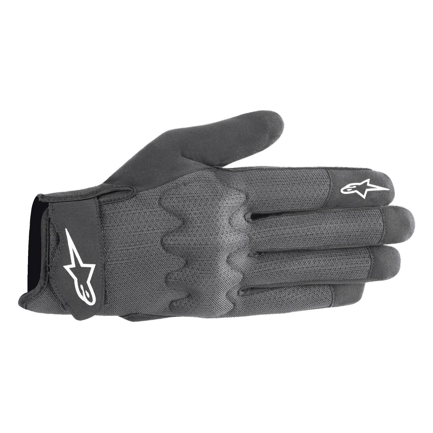 Image of Alpinestars Stated Air Gloves Black Silver Talla L