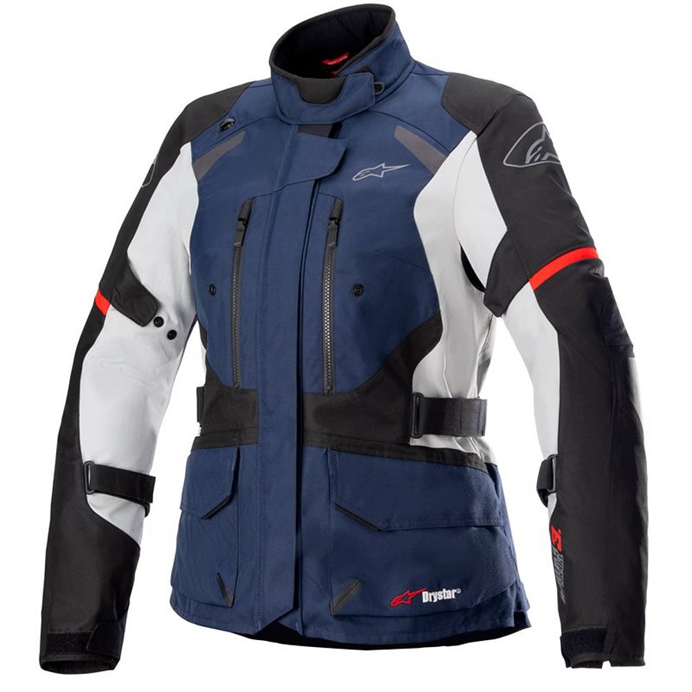 Image of Alpinestars Stella Andes V3 Drystar Jacket Dark Blue Black Size 2XL EN