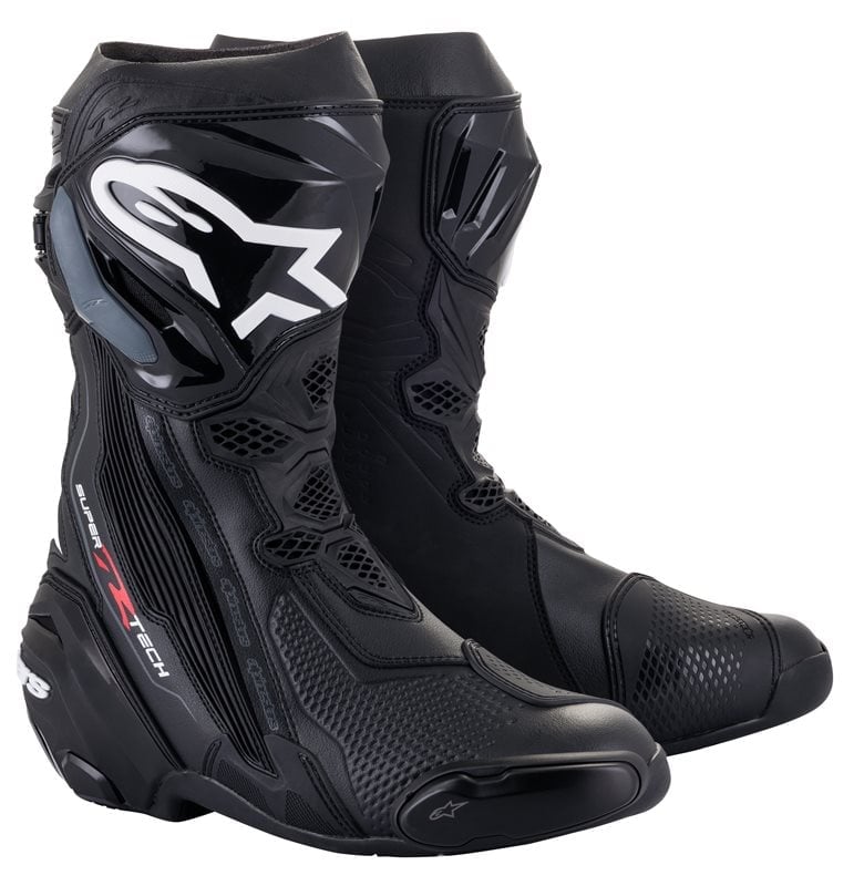 Image of Alpinestars Supertech R Black Boots Size 40 ID 8059175376207