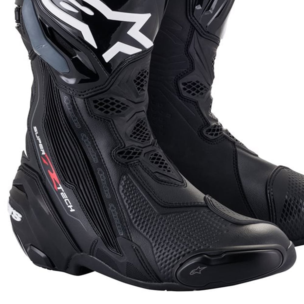 Image of Alpinestars Supertech R Black Boots Size 41 ID 8059175376214
