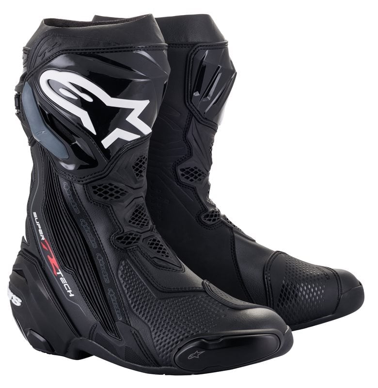 Image of Alpinestars Supertech R Black Boots Size 42 ID 8059175376221
