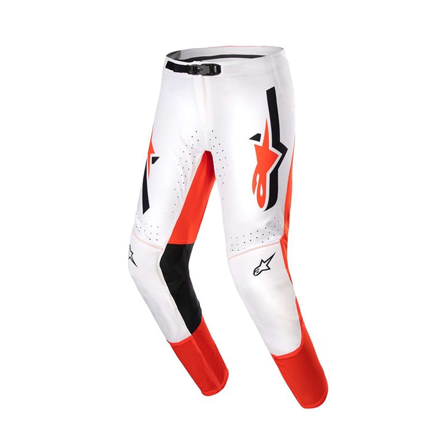 Image of Alpinestars Supertech Ward Pants White Hot Orange Size 38 EN