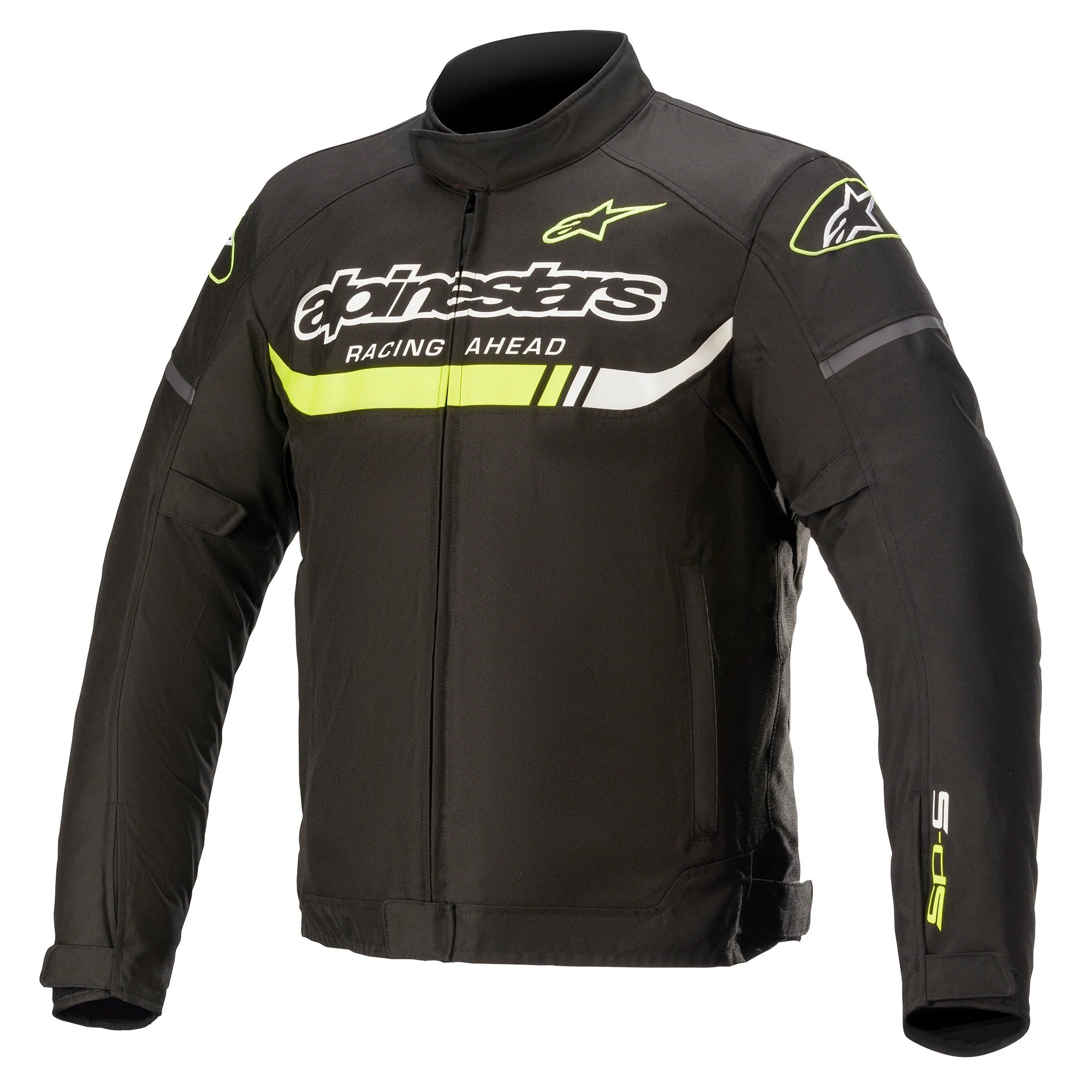 Image of Alpinestars T-SP S Ignition Waterproof Jacket Black Fluo Yellow Size S ID 8059175907920