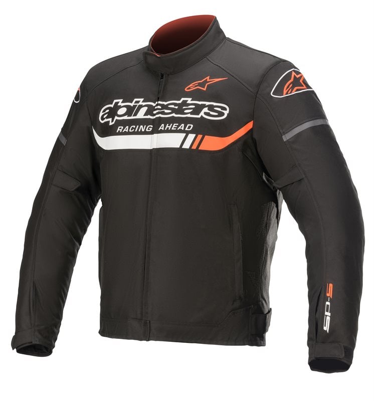 Image of Alpinestars T-SP S Ignition Waterproof Jacket Black White Fluo Red Talla 2XL