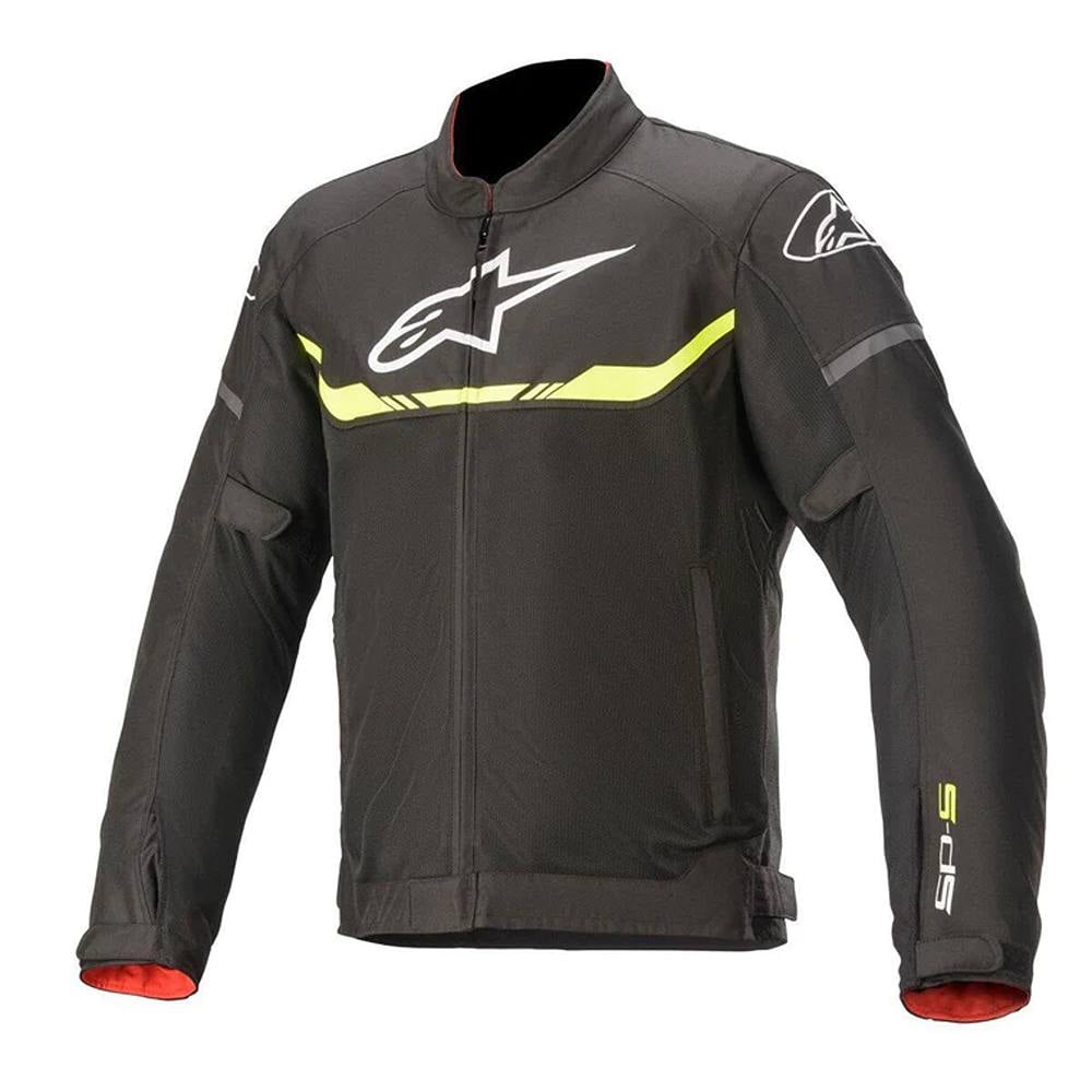 Image of Alpinestars T-SPS Air Jacket Black Yellow Fluo Size S ID 8059175195600