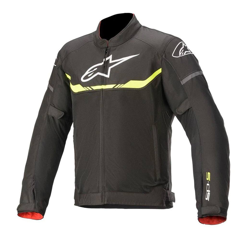 Image of Alpinestars T-SPS Air Jacket Black Yellow Fluo Taille S
