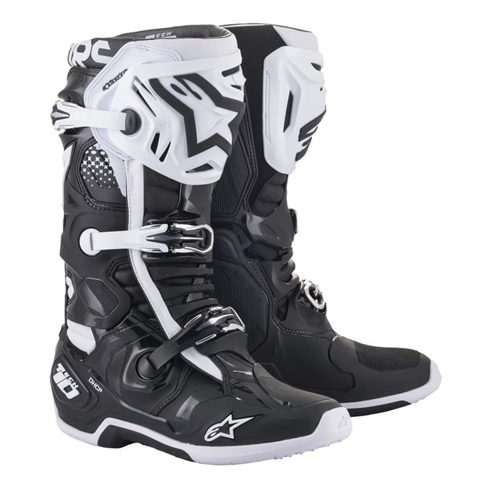 Image of Alpinestars Tech 10 Boots Black White Größe US 13