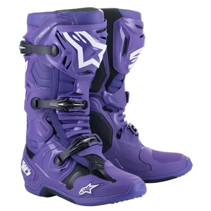 Image of Alpinestars Tech 10 Ultraviolet Boots Black Taille US 12