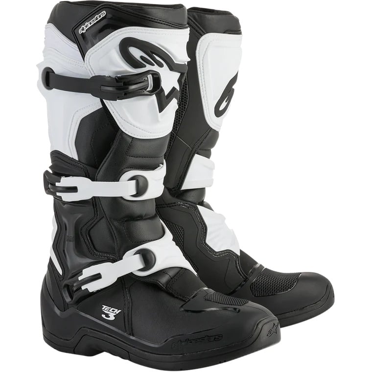 Image of Alpinestars Tech 3 Schwarz Weiß Stiefel Größe US 10