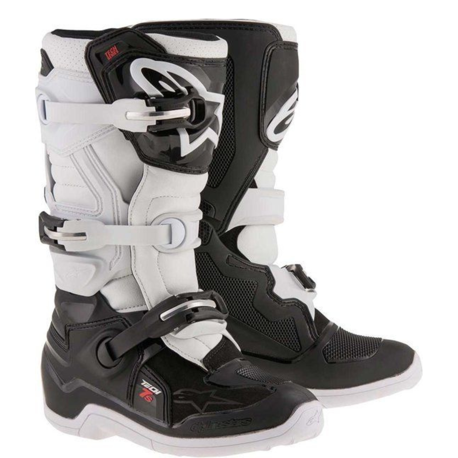 Image of Alpinestars Tech 7 S Black White Boots Größe US 4