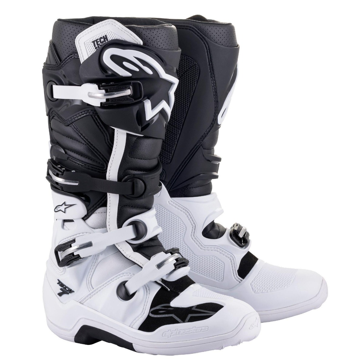 Image of Alpinestars Tech 7 White Black Talla US 12