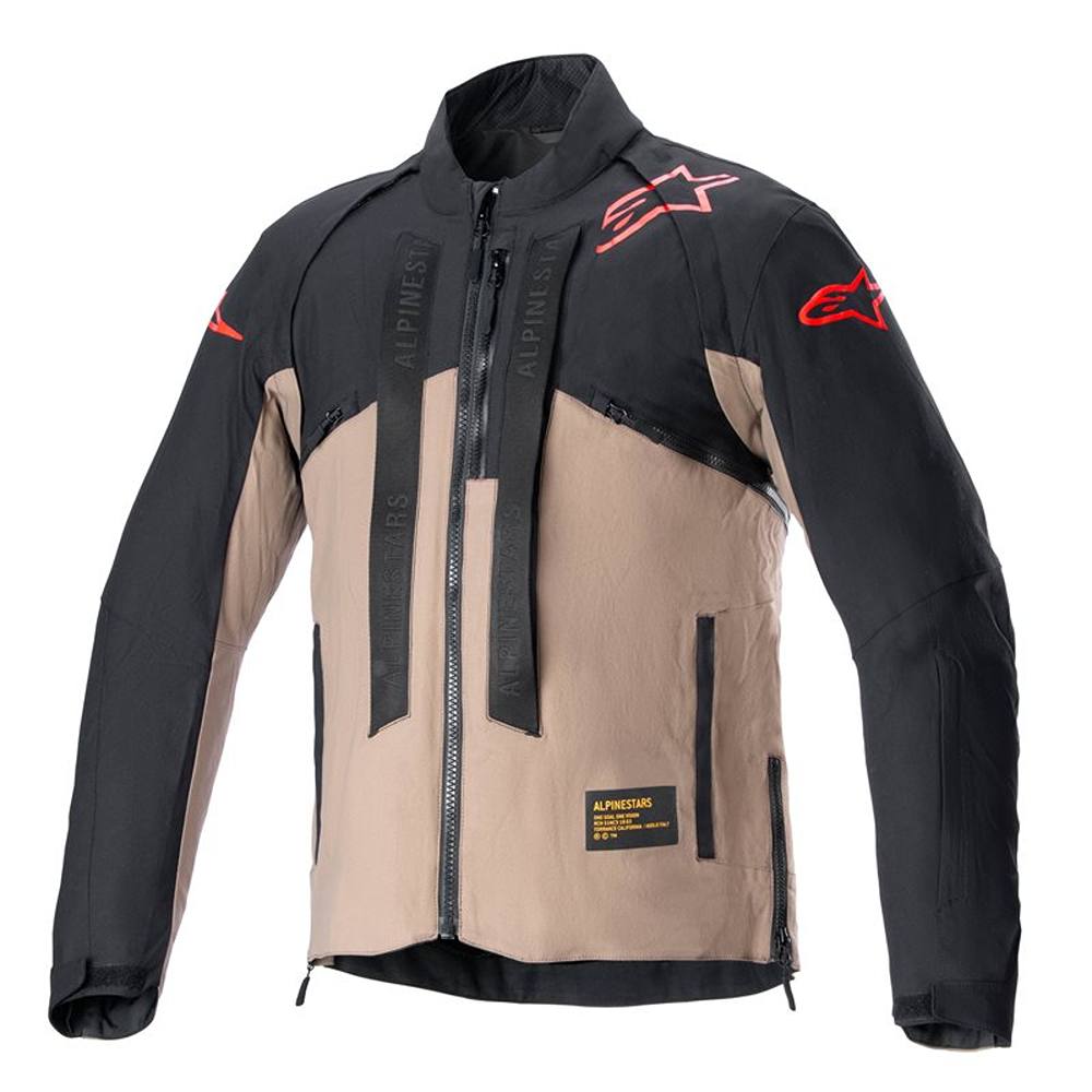 Image of Alpinestars Techdura Jacket Black Falcon Brown Größe M