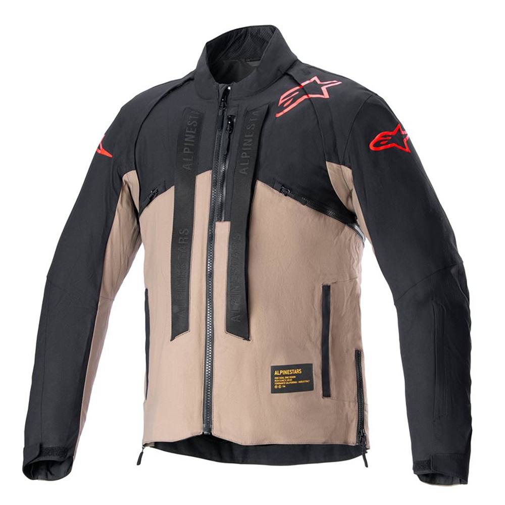 Image of Alpinestars Techdura Jacket Black Falcon Brown Größe XL