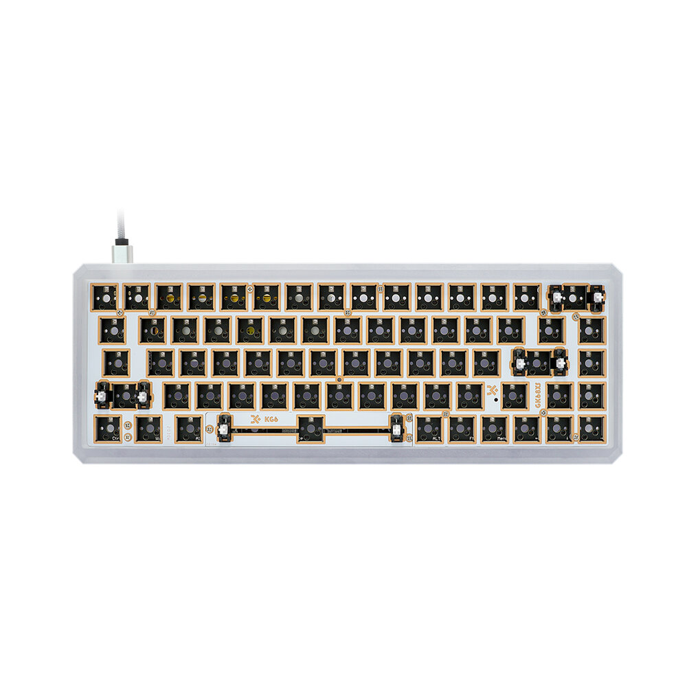 Image of [Aluminum Alloy Version] SKYLOONG GK68X GK68XS Keyboard Kit Hot Swappable NKRO RGB Wired bluetooth Dual Mode PCB Mountin