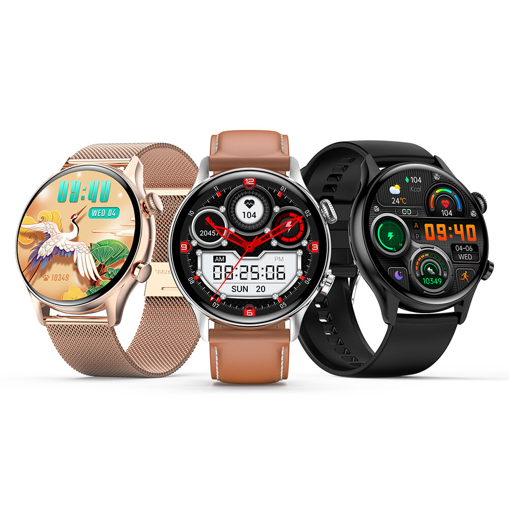 Image of [Always-on Display] HK8 Pro 136 inch 390*390px AMOLED Screen NFC bluetooth Calling Heart Rate Blood Pressure SpO2 Monit