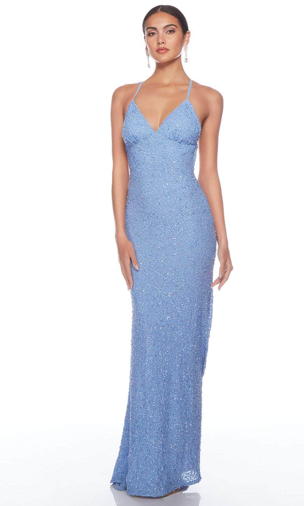 Image of Alyce Paris 88003 - Fitted Sequin Evening Dress