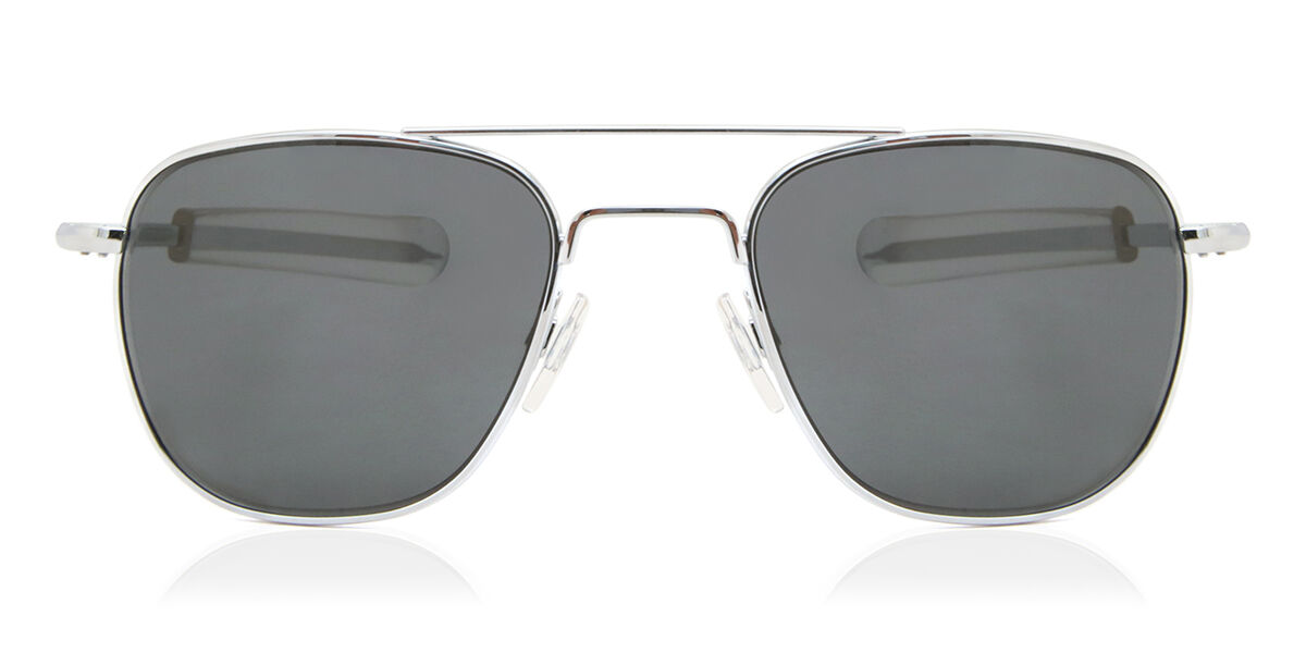 Image of American Optical Original Pilot 2GYN Óculos de Sol Prata Masculino PRT