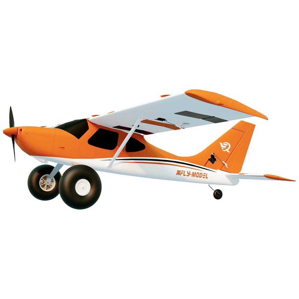 Image of Amewi XFly Glastar V2 Orange White RC model plane PNP 1233 mm