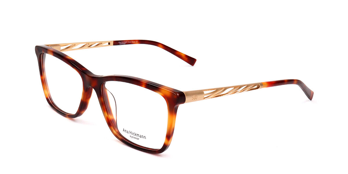 Image of Ana Hickmann AH6213 G21 53 Tortoiseshell Męskie Okulary Korekcyjne PL