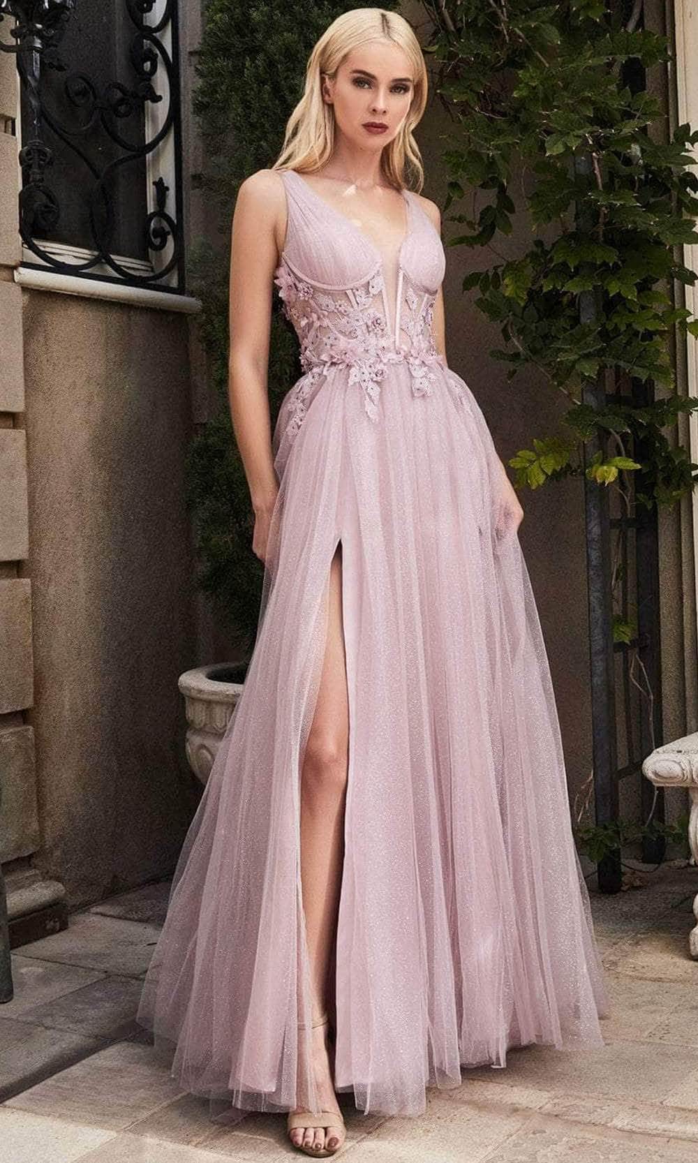Image of Andrea and Leo A1057 - Corset Bodice Tulle Prom Dress