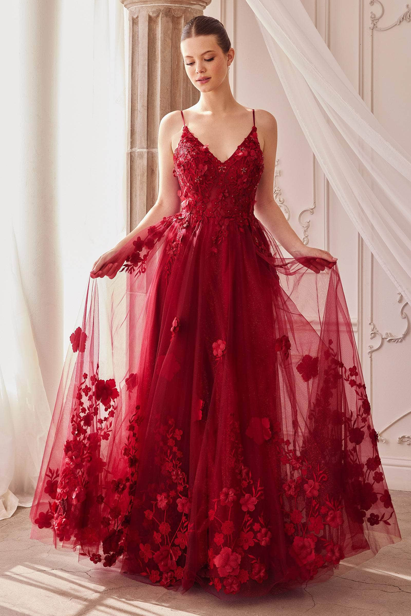 Image of Andrea and Leo A1326 - Floral Applique Gown