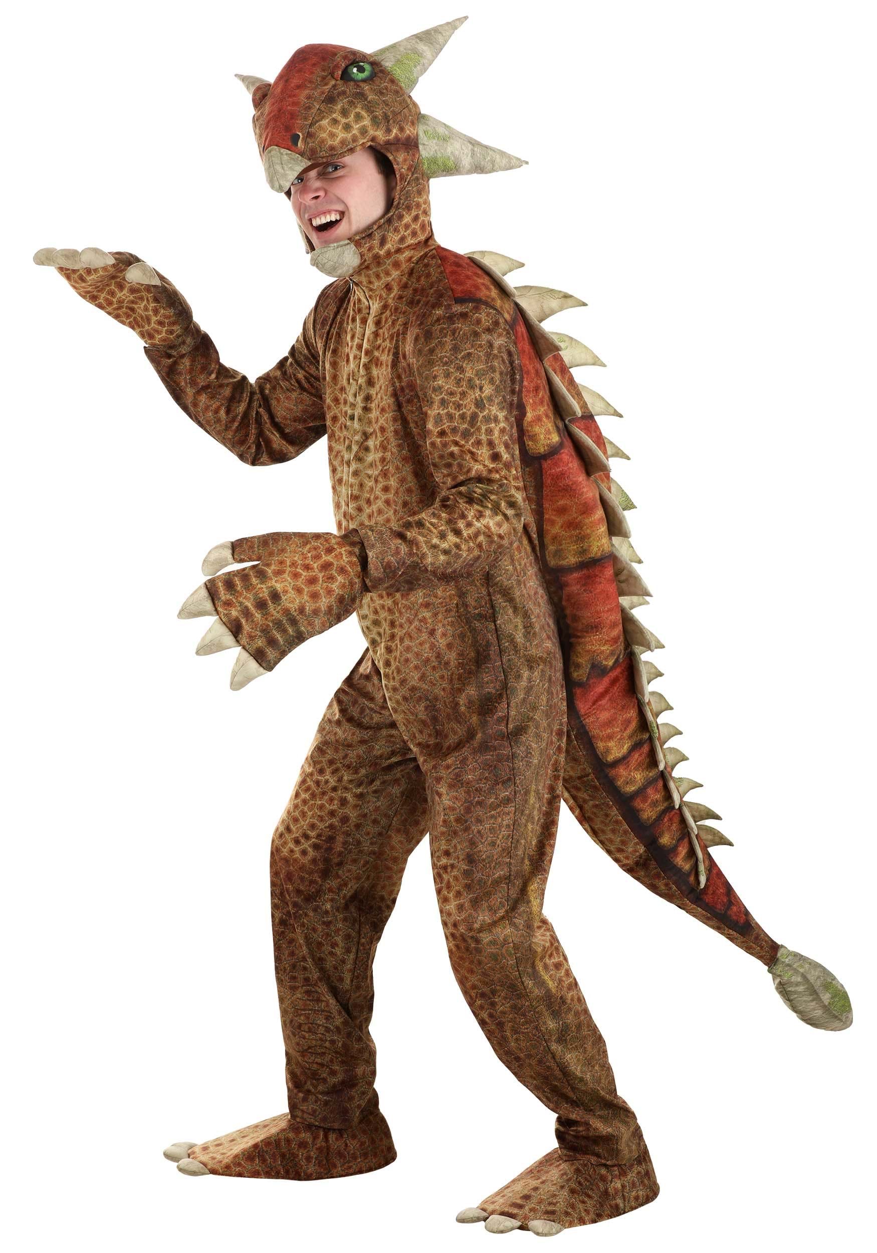 Image of Ankylosaurus Adult Dinosaur Costume | Prehistoric Dinosaur  Costume ID FUN2899AD-M