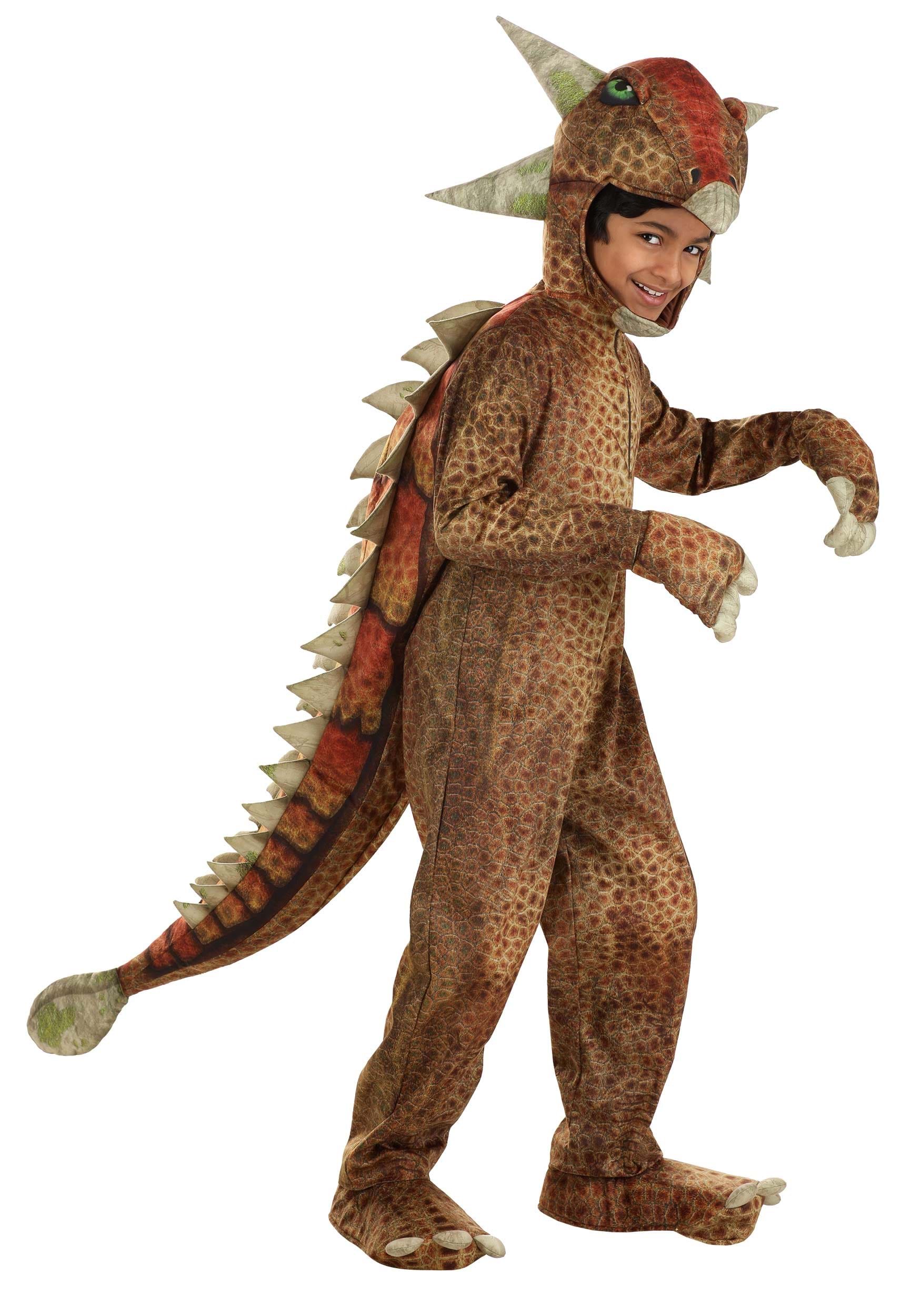 Image of Ankylosaurus Dinosaur Kid's Costume | Prehistoric Dinosaur Costumes ID FUN2899CH-L