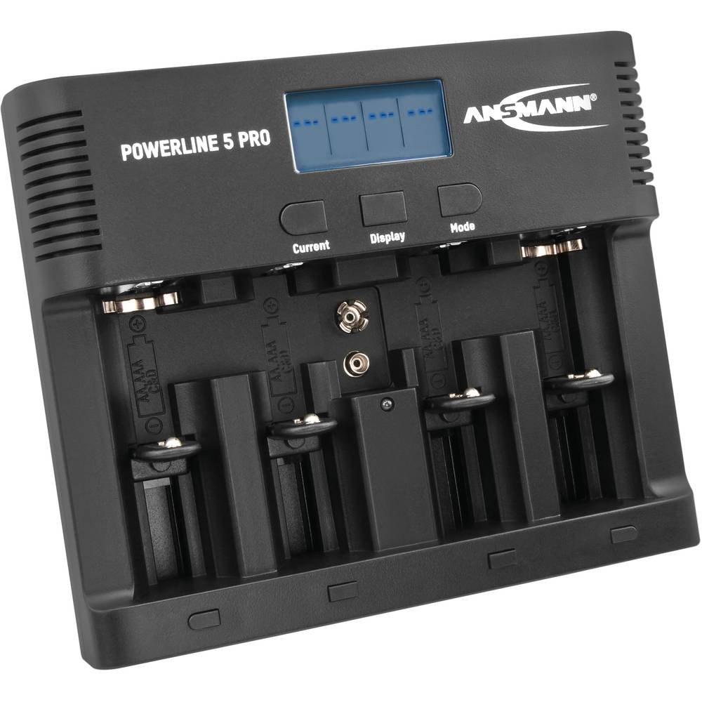 Image of Ansmann Powerline 5 Pro Charger for cylindrical cells NiCd NiMH AAA  AA  C D 9V PP3