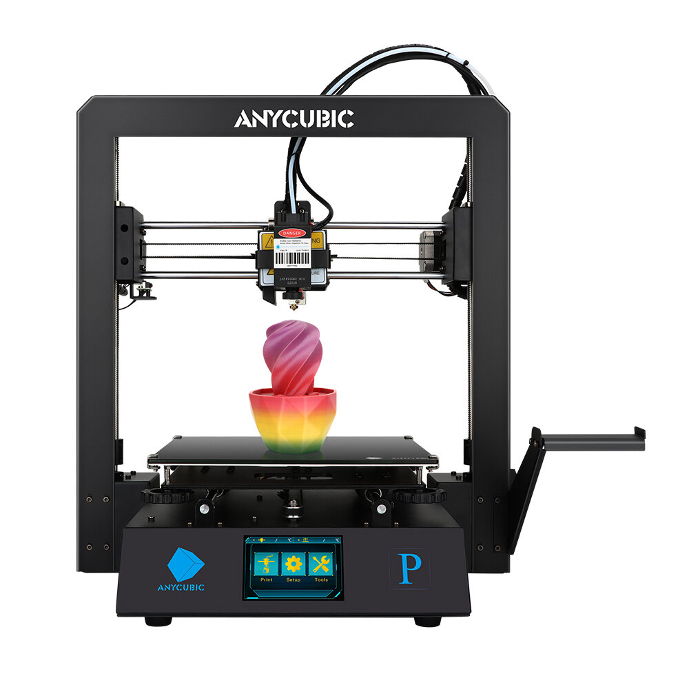 Image of Anycubic® Mega Pro Versatile 2-in-1 3D Printer Kit 210x210x205mm Printing Area with TMC2208 Dual Gear Extruder Support L