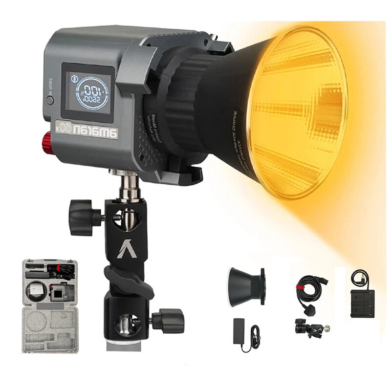 Image of Aputure Amaran COB 60X 60D LED Video Light Studio LED Lamp 60W Photography Lighting For Camera Video Photo Light